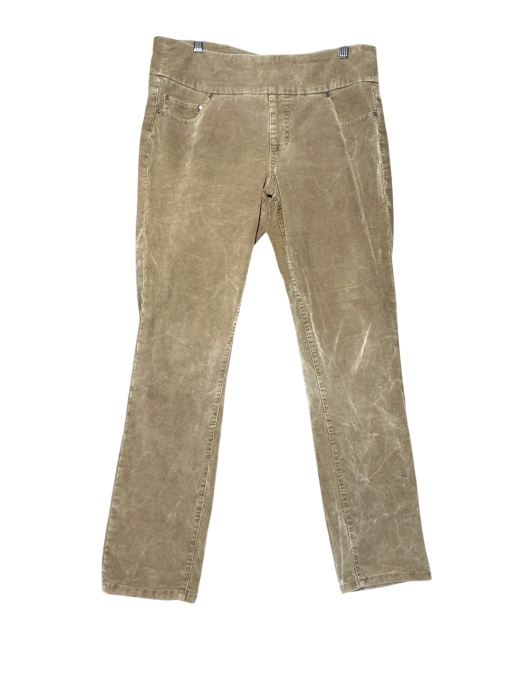 JAG Corduroy Pants Women Pull-On 16 Classic Skinny Straight Stretch Comfort